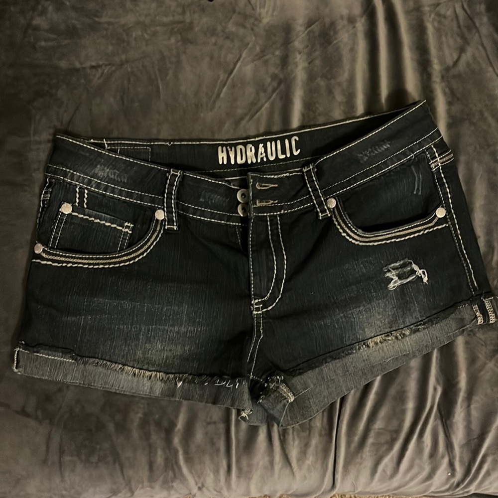 Hydraulic jean short shorts size 15 / 16